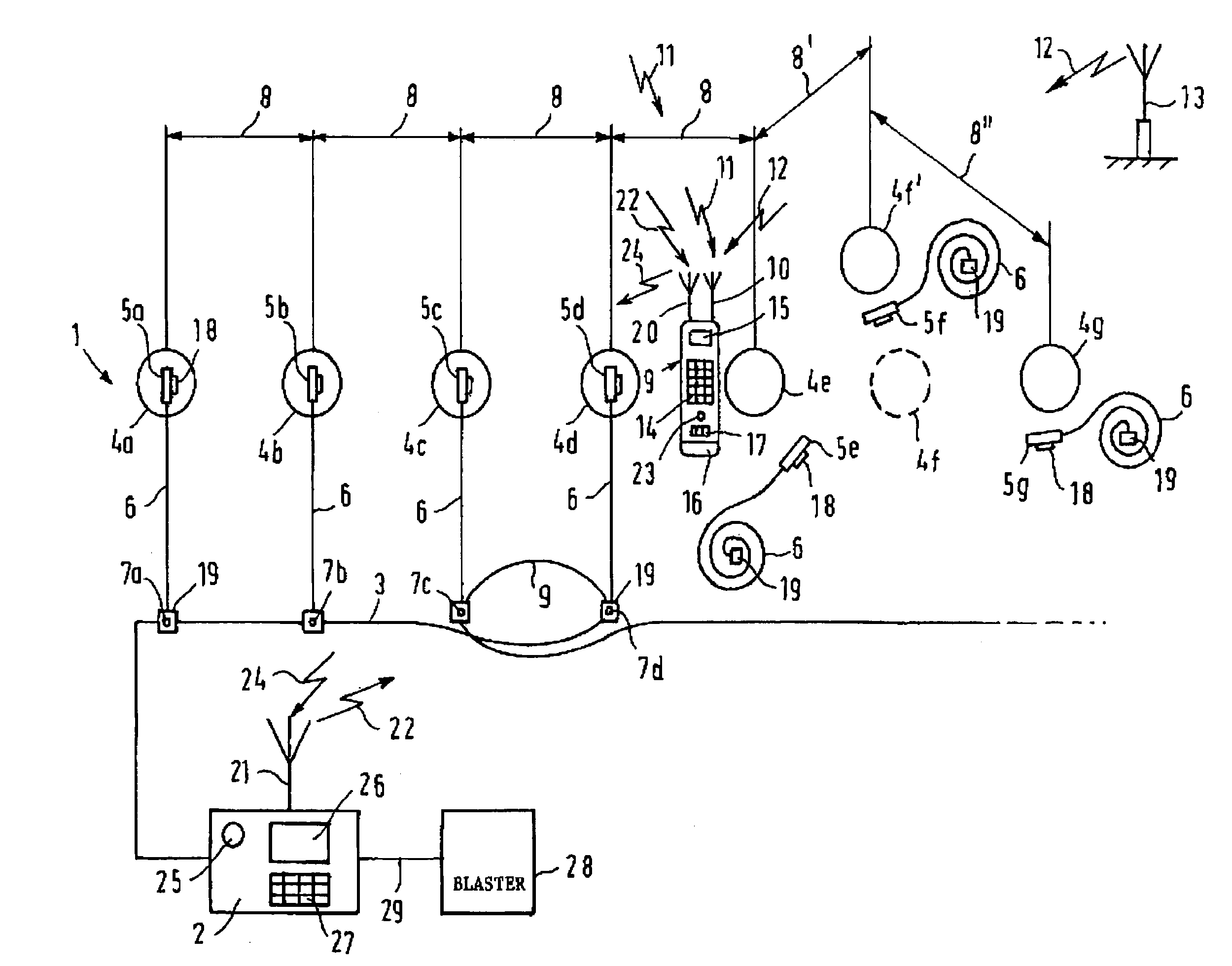 Method for installing an ignition system, and ignition system