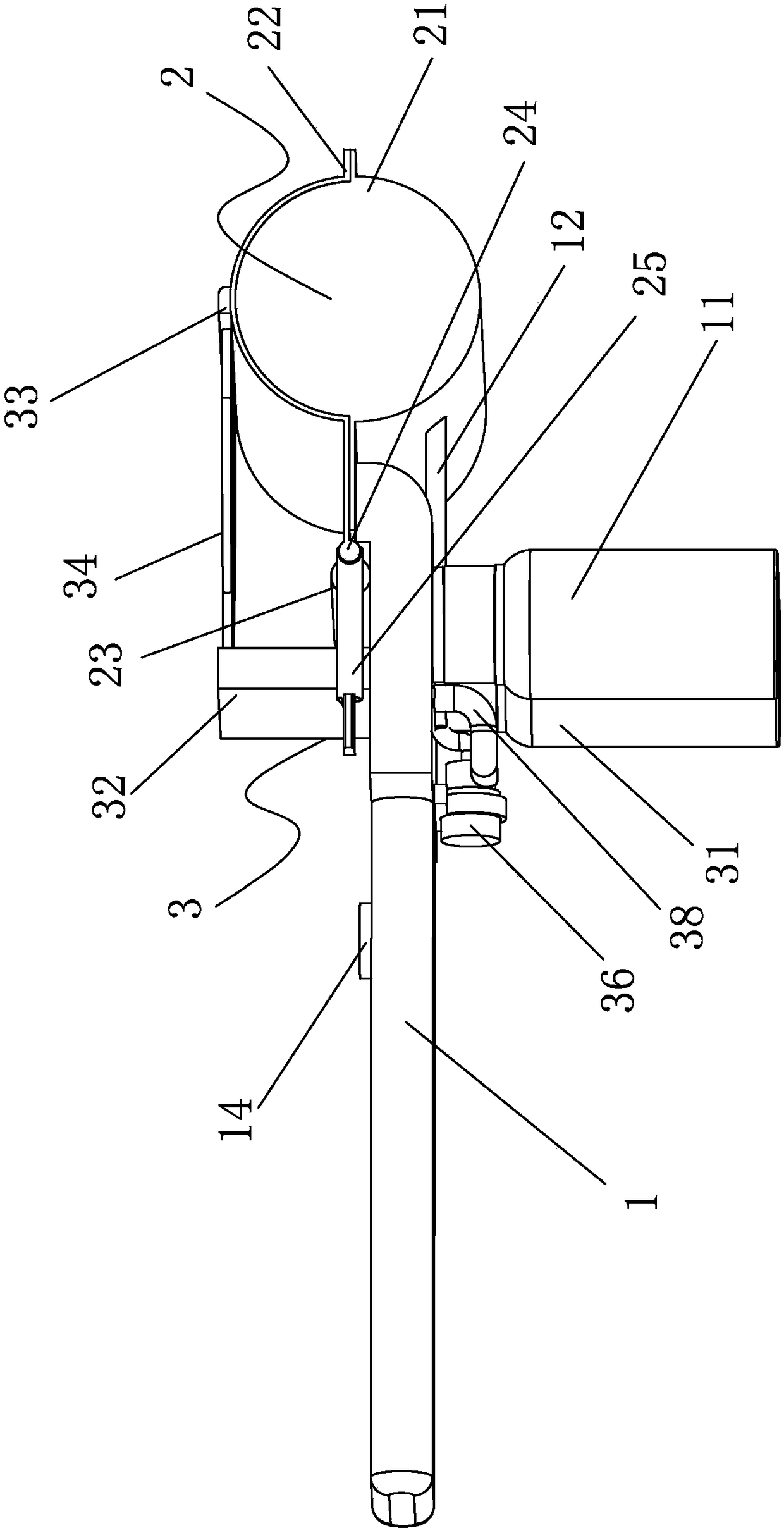 Perm liquid spraying device