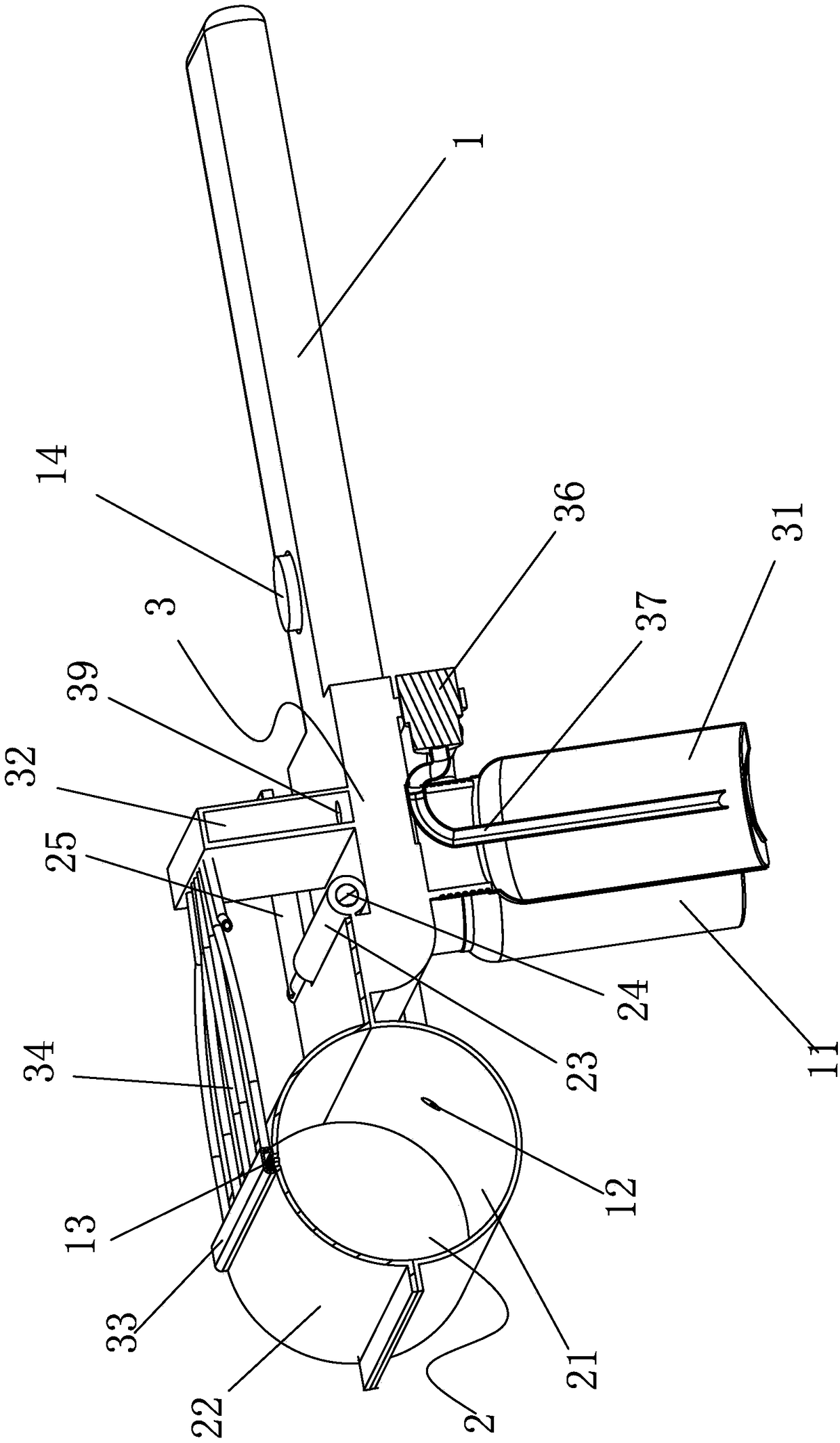 Perm liquid spraying device