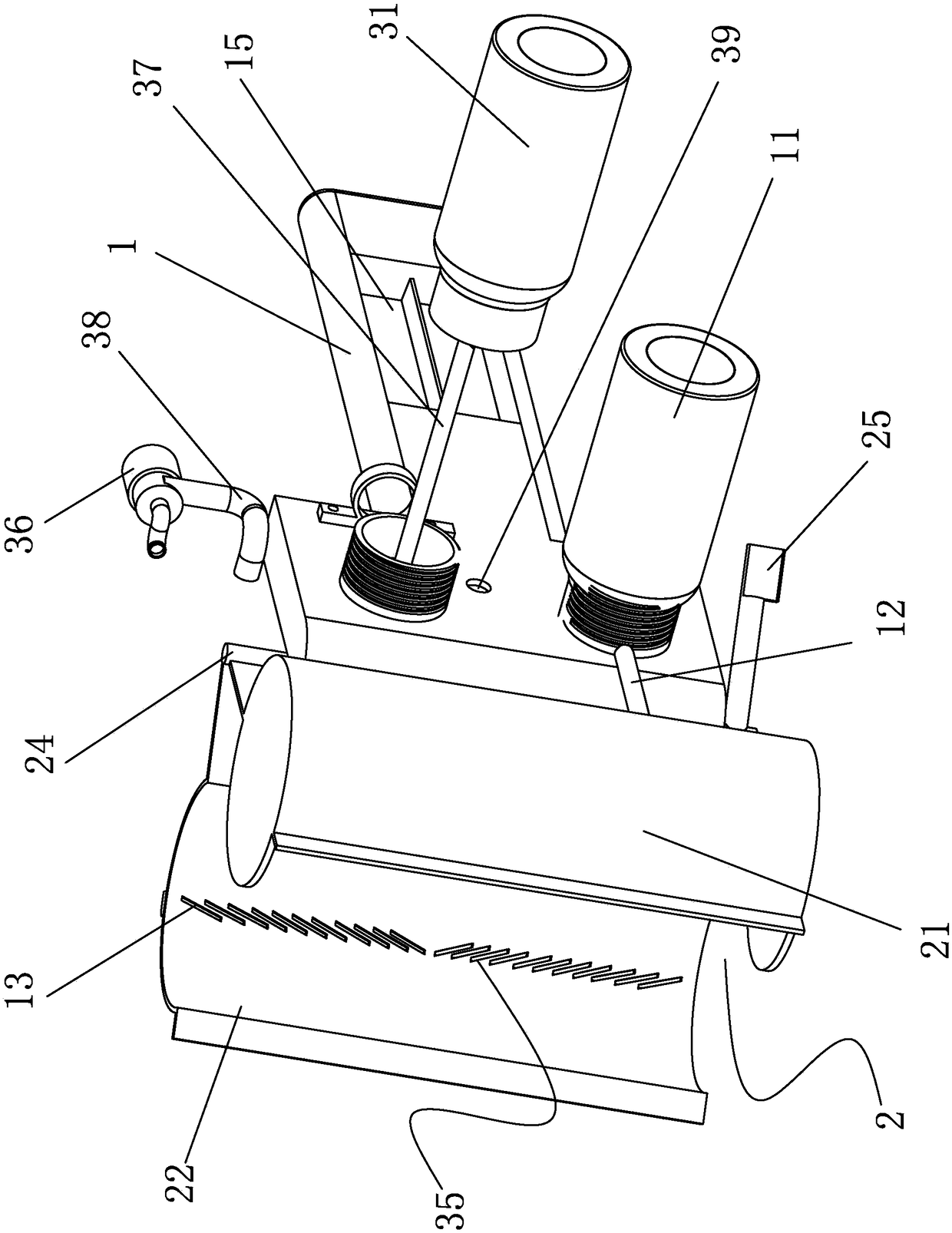 Perm liquid spraying device