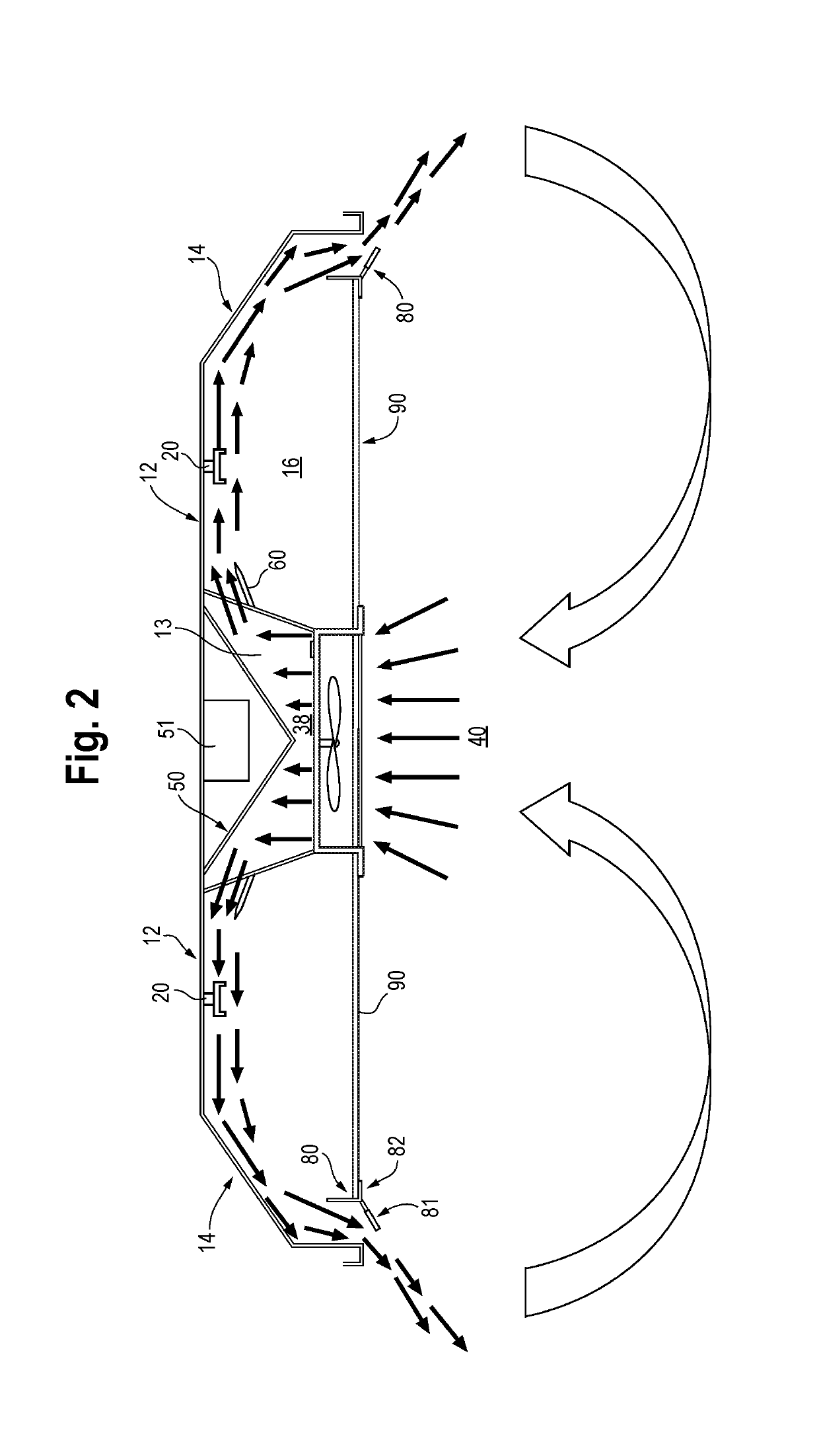 Combination built-in air flow mechanism, grow lighting and bug killer