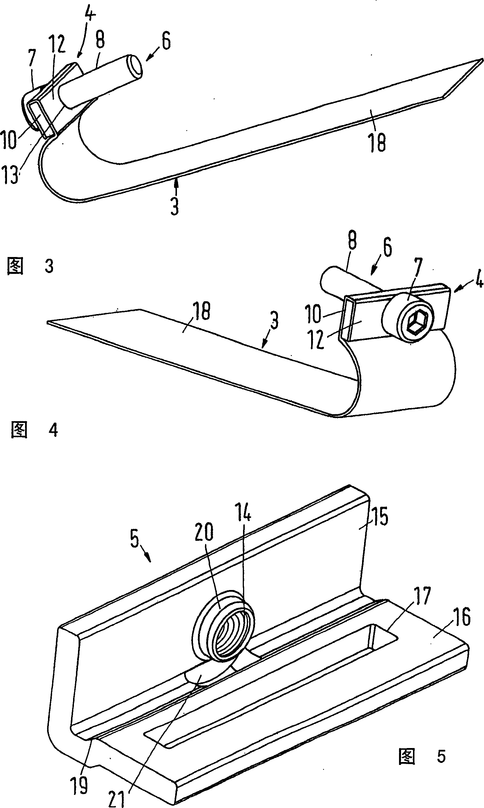 Clamp capable of axial parallelly connecting cylinder shape temp sensor with pipe