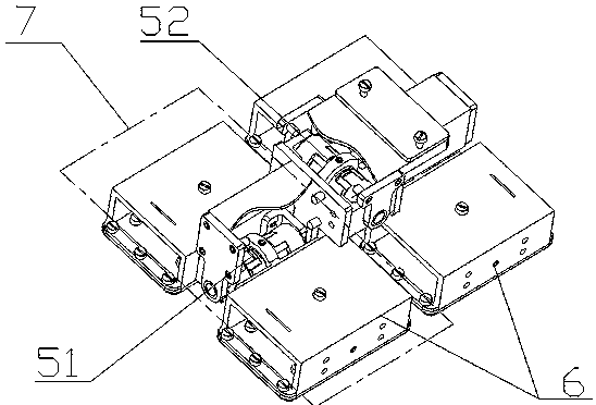 A flexible connector and robot foot structure using the connector