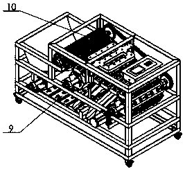 Clamping stamping type red date pitting machine