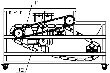 Clamping stamping type red date pitting machine