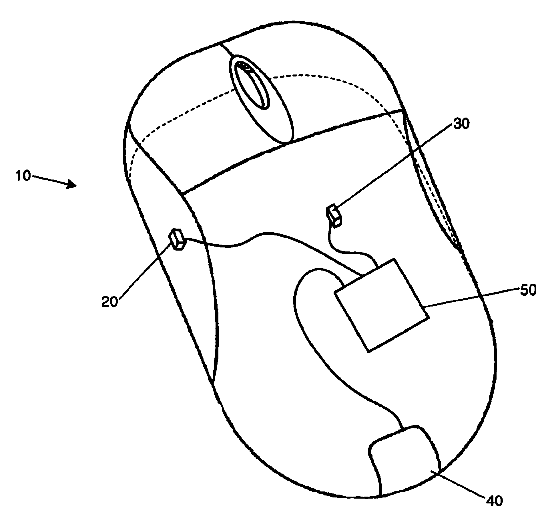 Proximity sensor with adaptive threshold