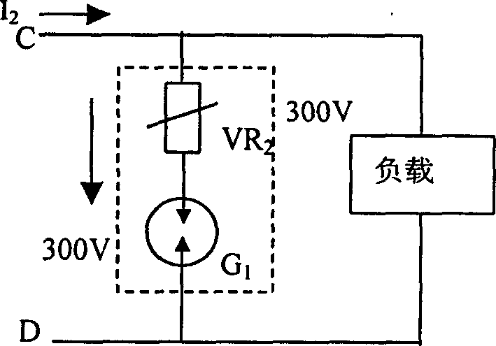 Lightning protection for power supply