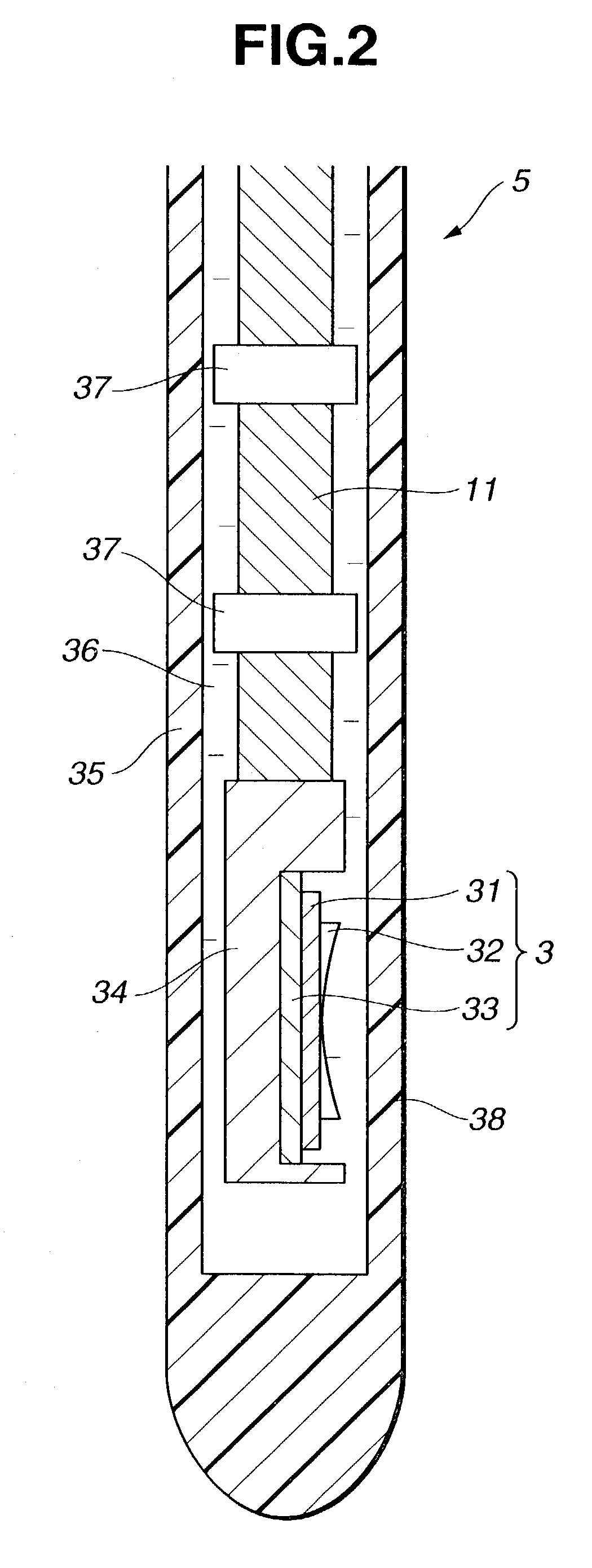 Ultrasonic probe and ultrasonic diagnostic equipment