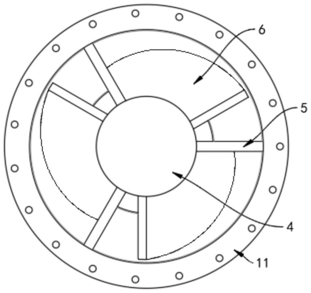 Medium-high lift full-cross-flow submersible mixed-flow electric pump