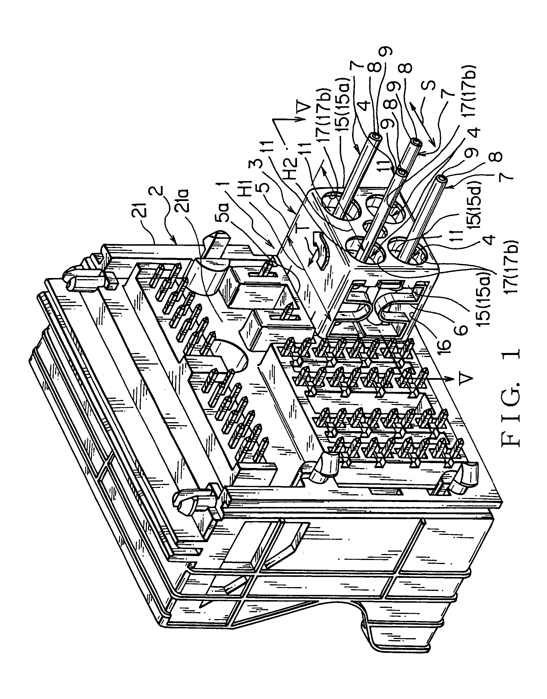 Structure of removable electrical connector