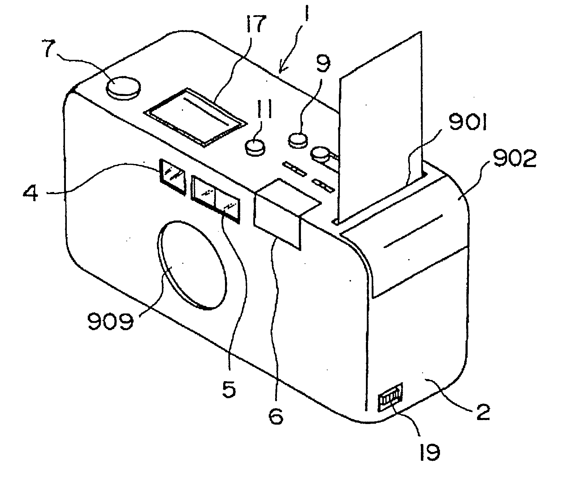 Digital camera having blur detection