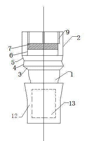 Novel storage battery acid-mist-proof charging liquid acid pot