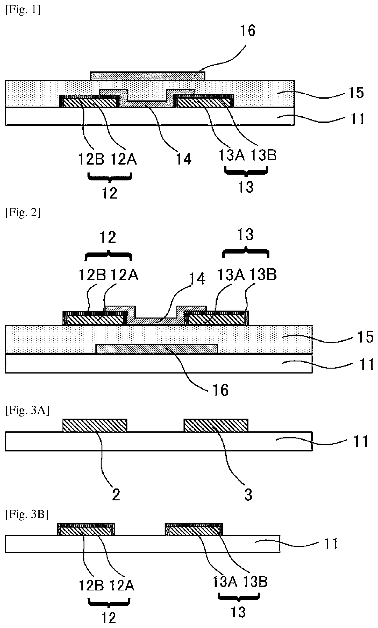 Field-effect transistor, method for producing the same, display element, image display device, and system