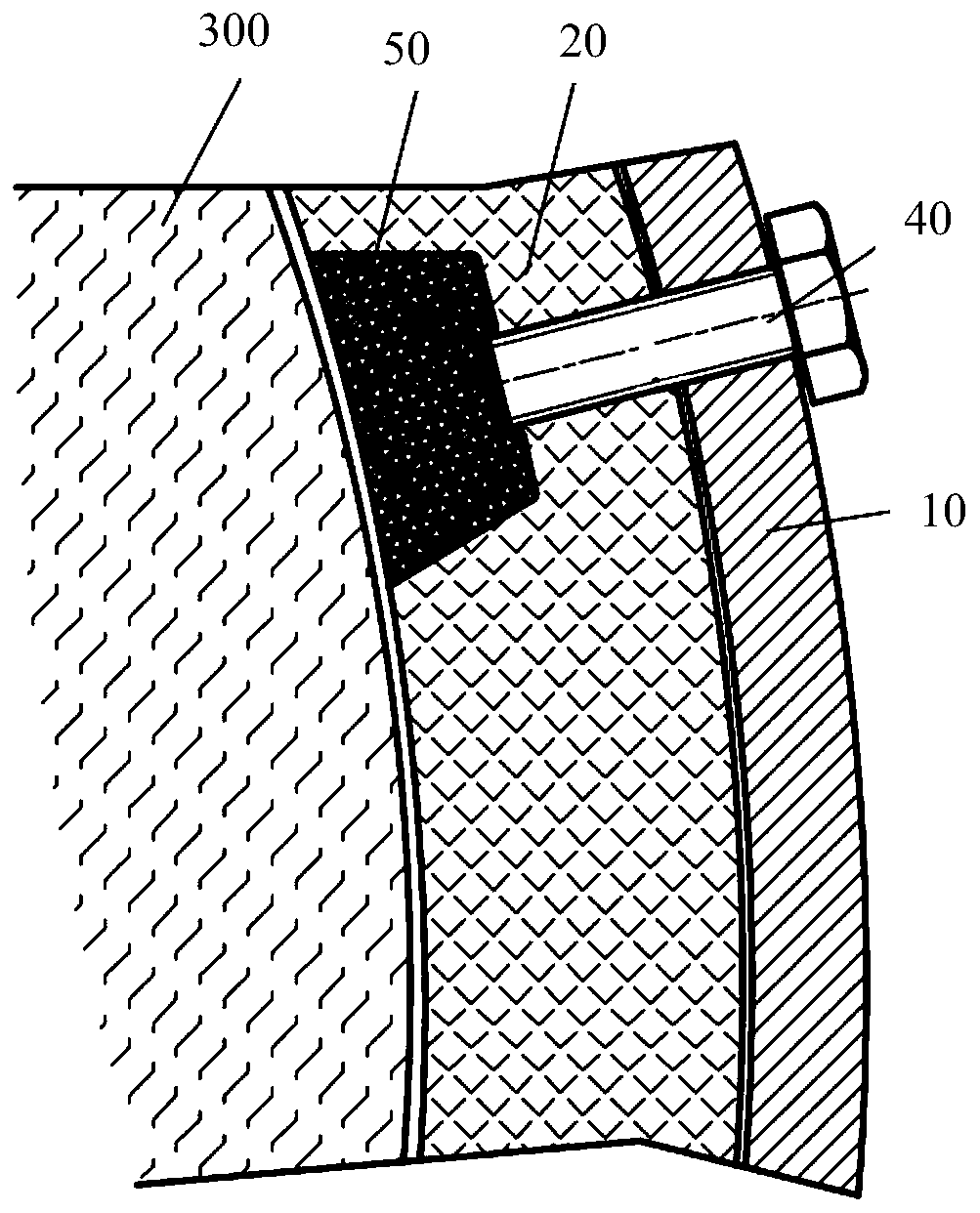 Head fixing device for PET examination