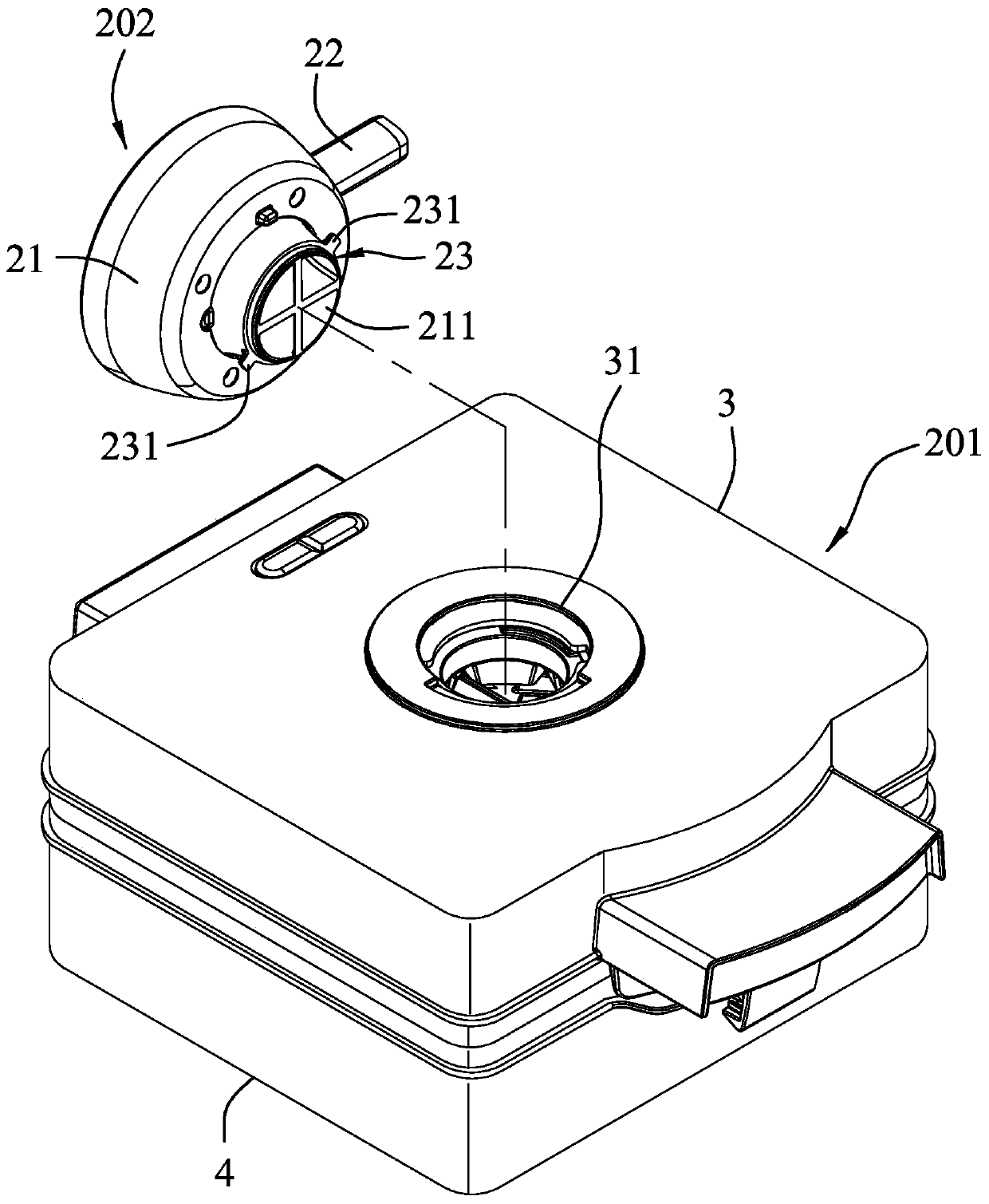 Storage device for food grill