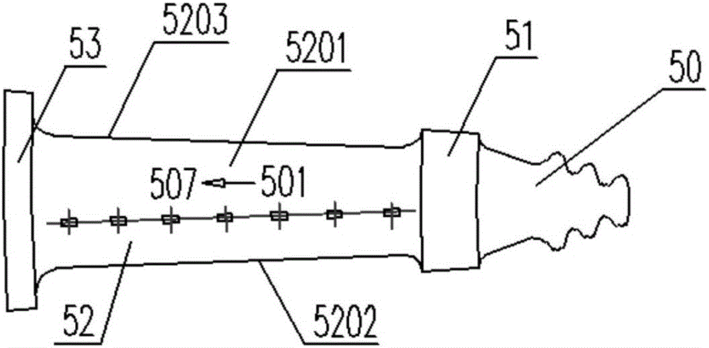 Calibration system and calibration method for blade vibration stress distribution