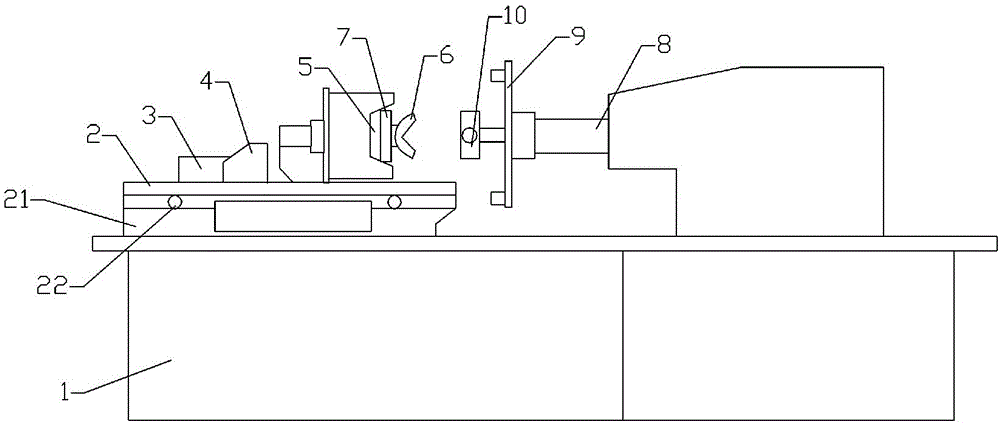 Plastic pipe cutting device