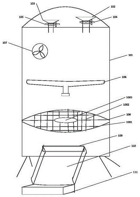 A mixing granulator