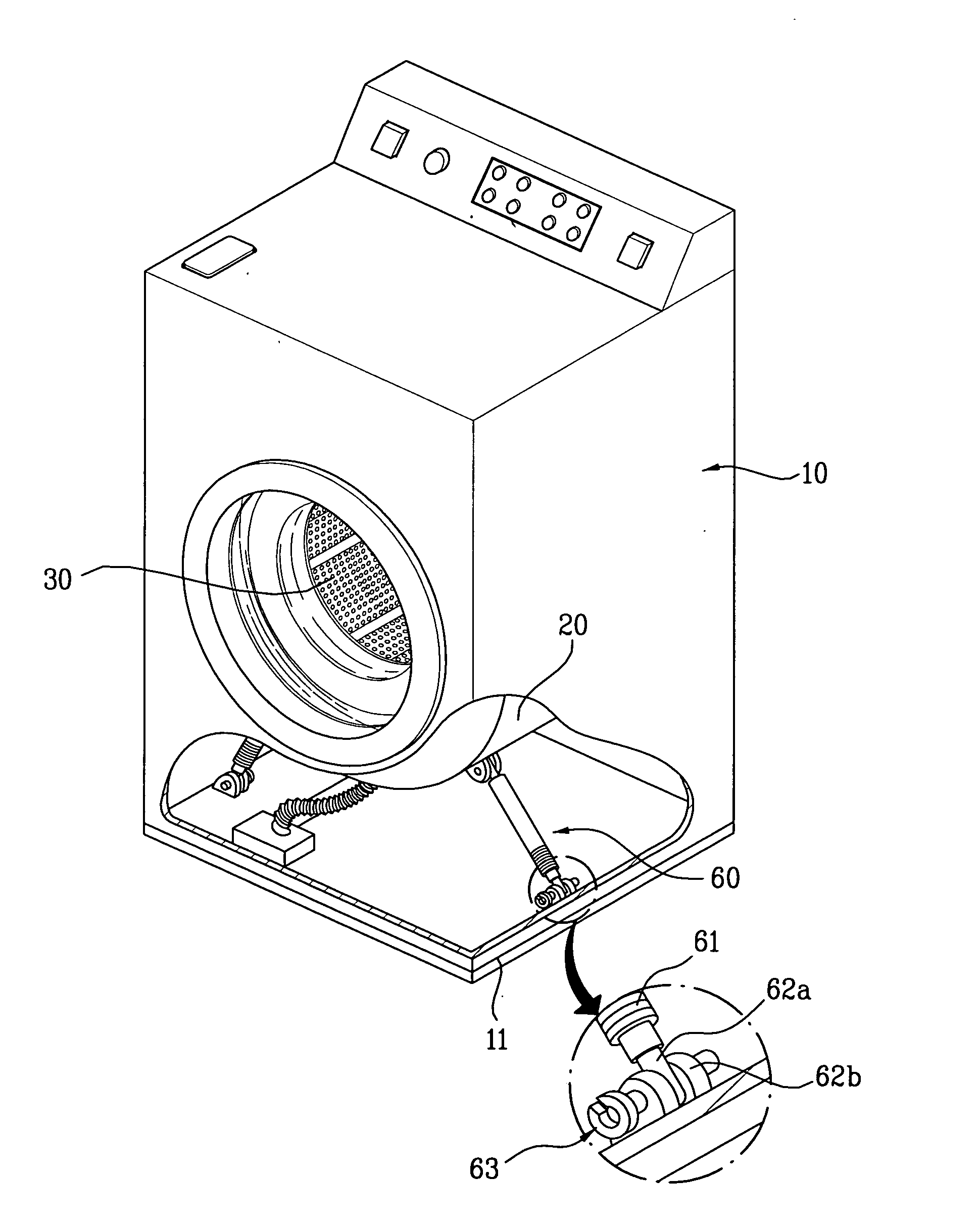 Damper assembly and washing machine using the same