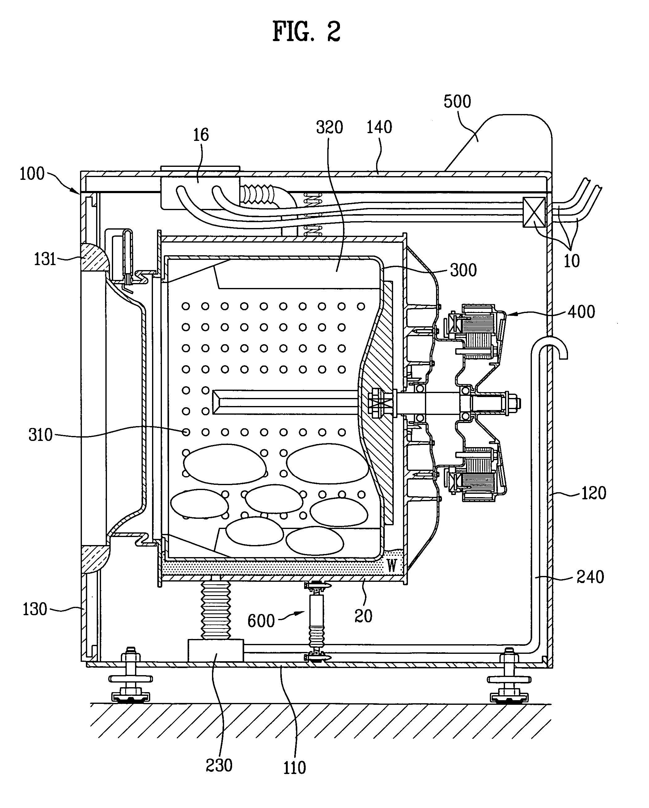 Damper assembly and washing machine using the same