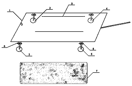 Movable device for automobile maintenance