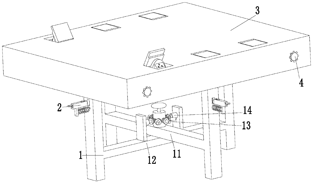 Intelligent table top with hidden plug board