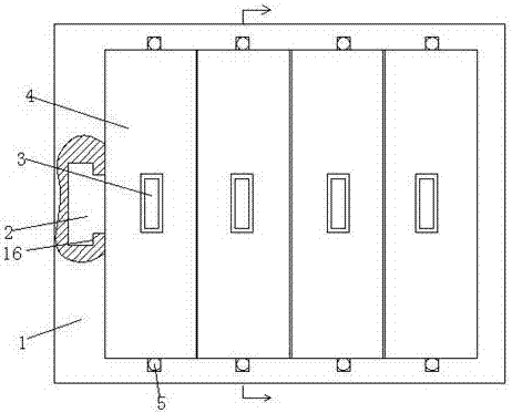 A device for convenient storage of mechanical parts