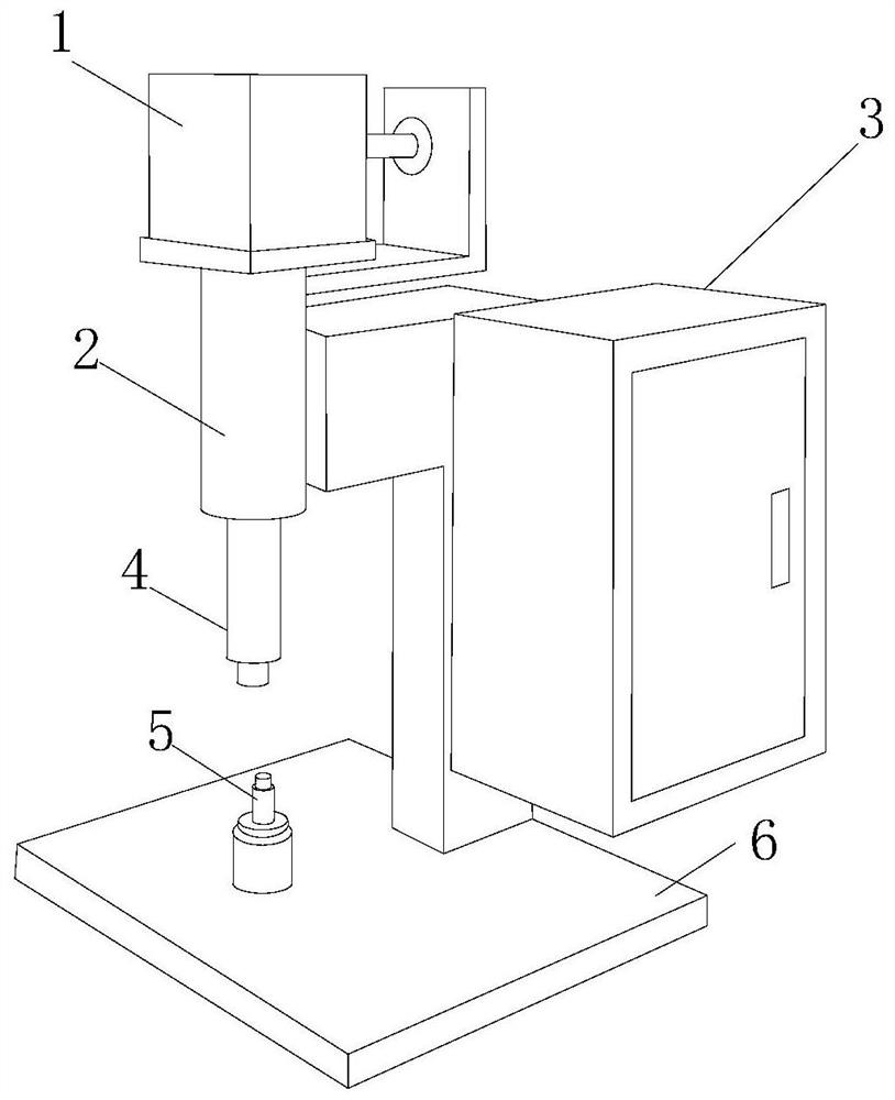 Riveting machine for riveting circuit board