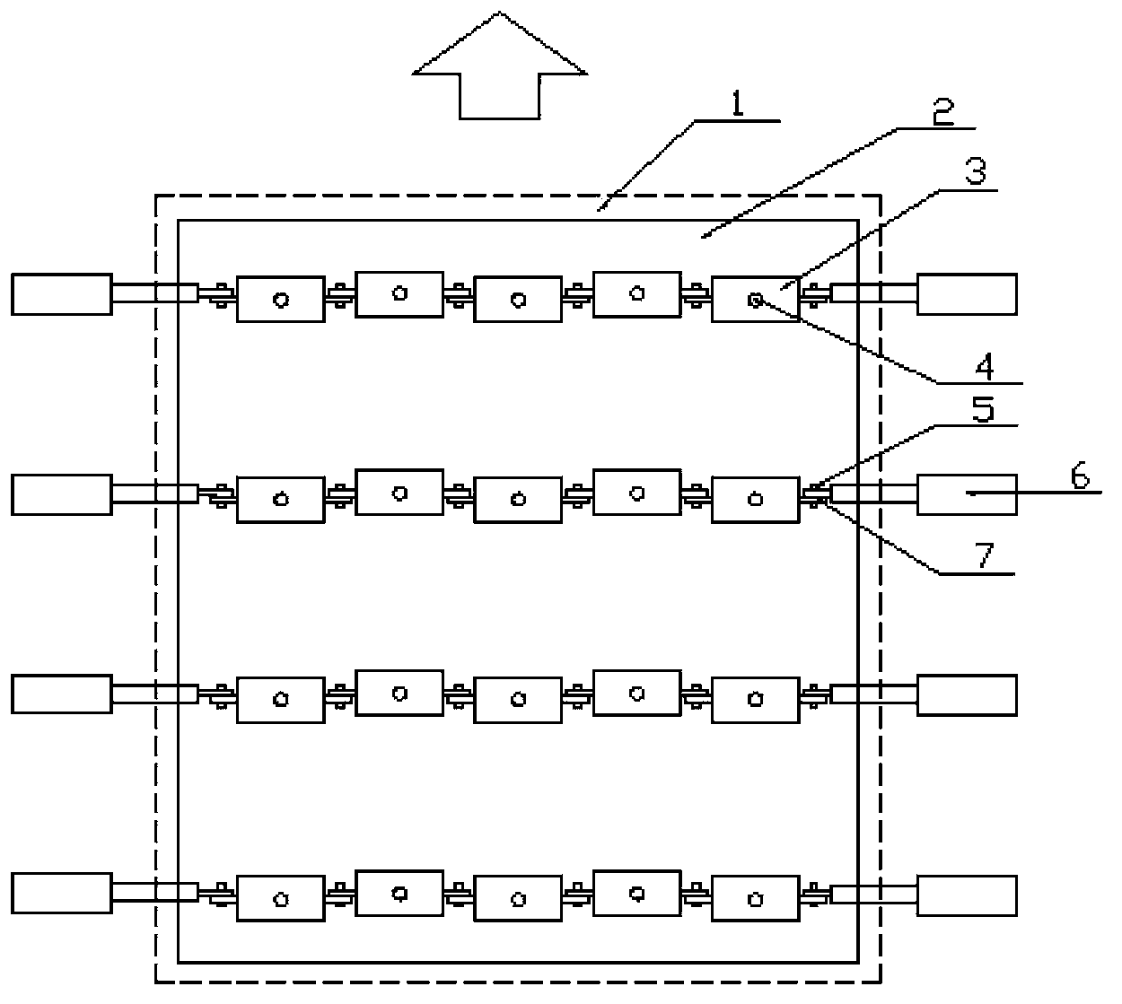 Copper-indium-gallium-selenium co-evaporation linear source apparatus and use method thereof