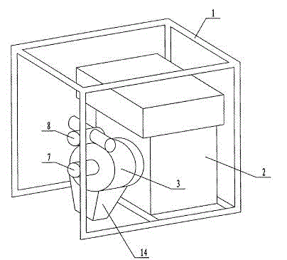 Sewage pump unit structure