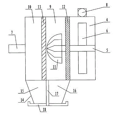 Sewage pump unit structure