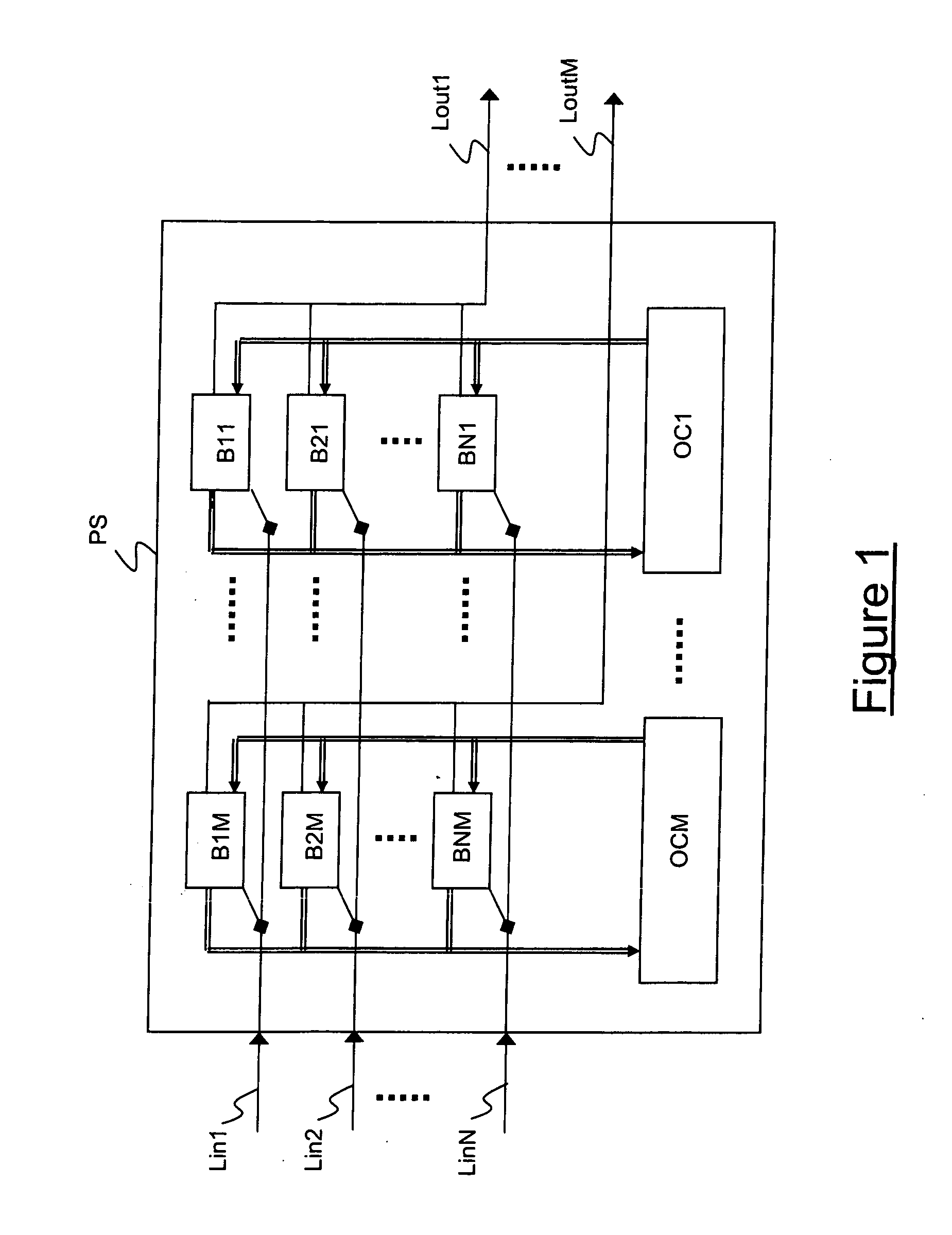 Switch for integrated telecommunication networks