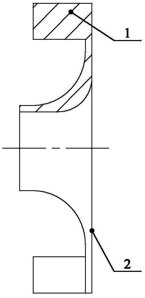 Draught fan impeller and blade skeleton line fitting method thereof as well as draught fan