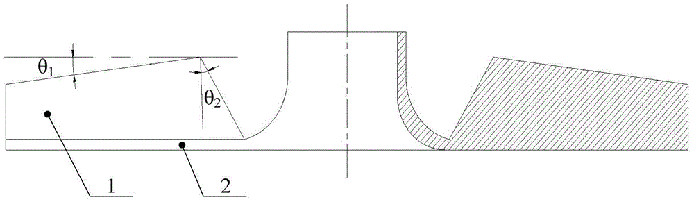 Draught fan impeller and blade skeleton line fitting method thereof as well as draught fan