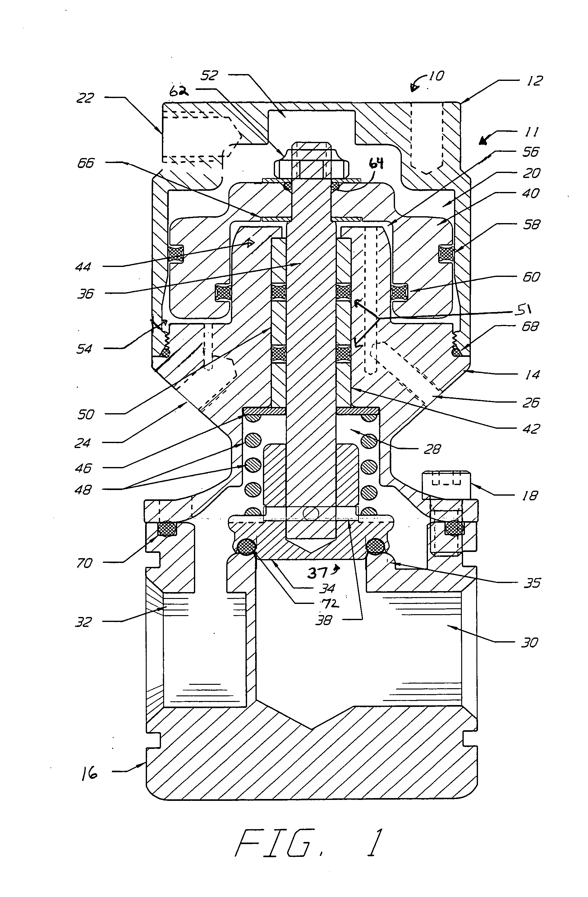 Flow control valve that may be used for mold tempeerature control systems