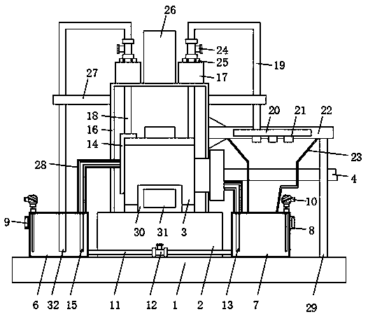 Device for accurately measuring generator temperature based on platinum thermistor