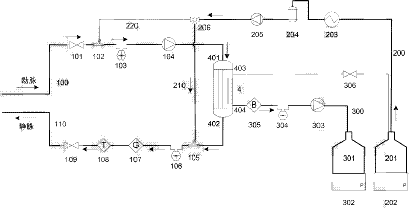 Portable blood purifying system