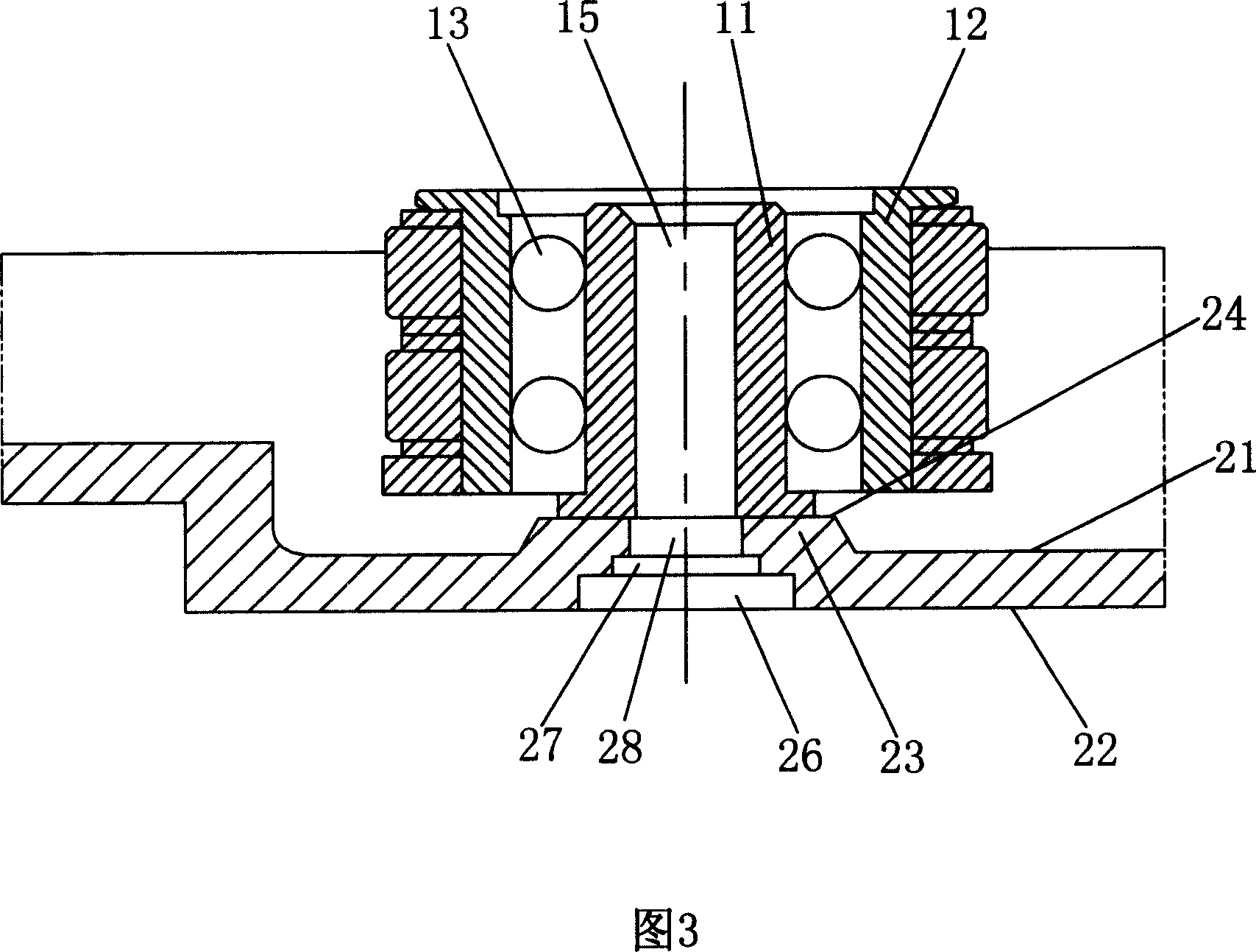 Magnetic head assembly positioning structure