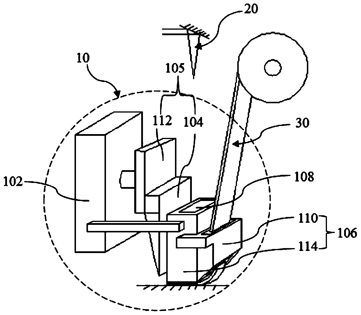 Laser welding device