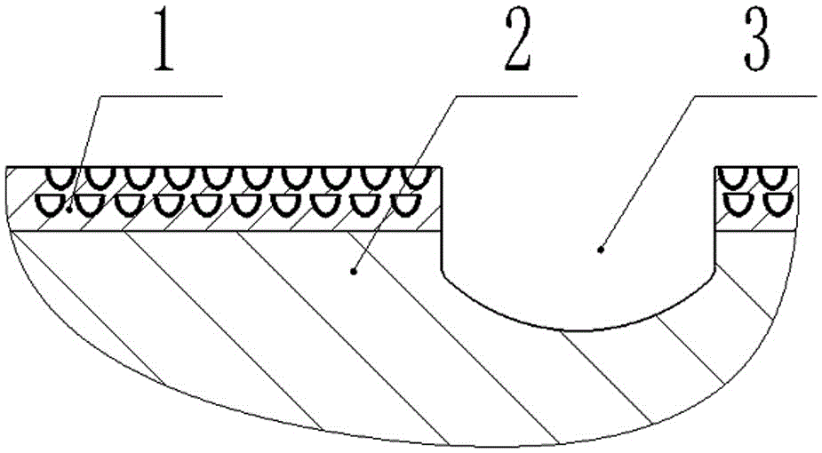 Surface Texture of Indium Magnesium Concave Microcrystalline Composite Layer