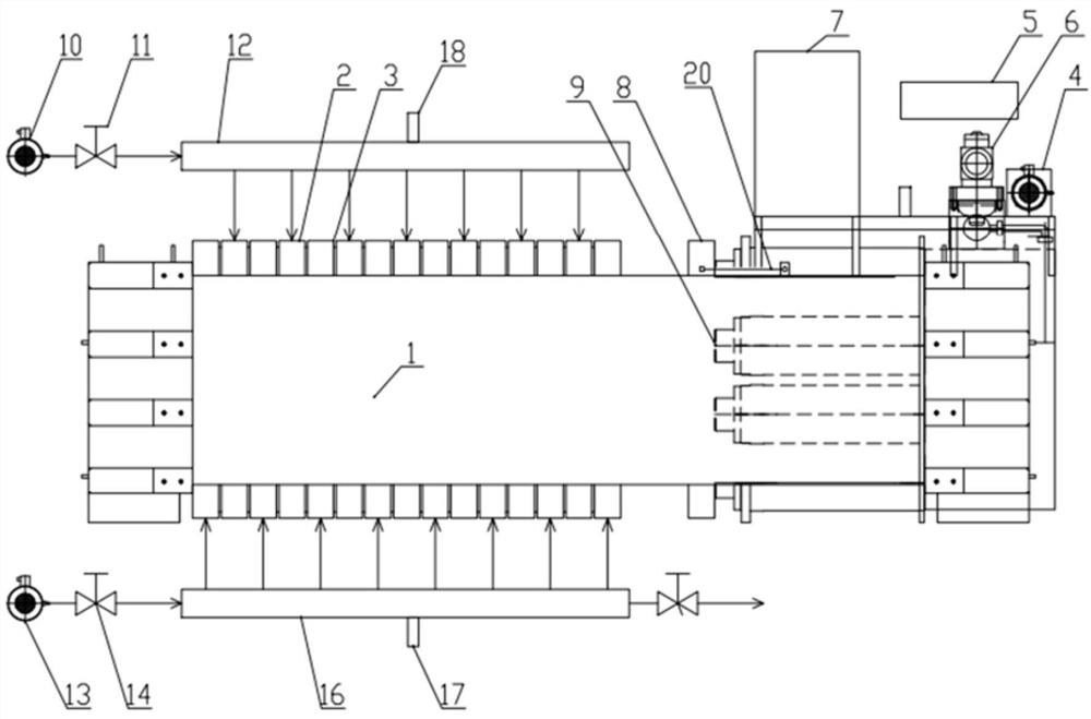 High-pressure filter press based on oil cylinder displacement control