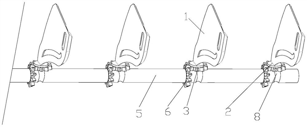 Air sweeping structure and control method thereof as well as air conditioner