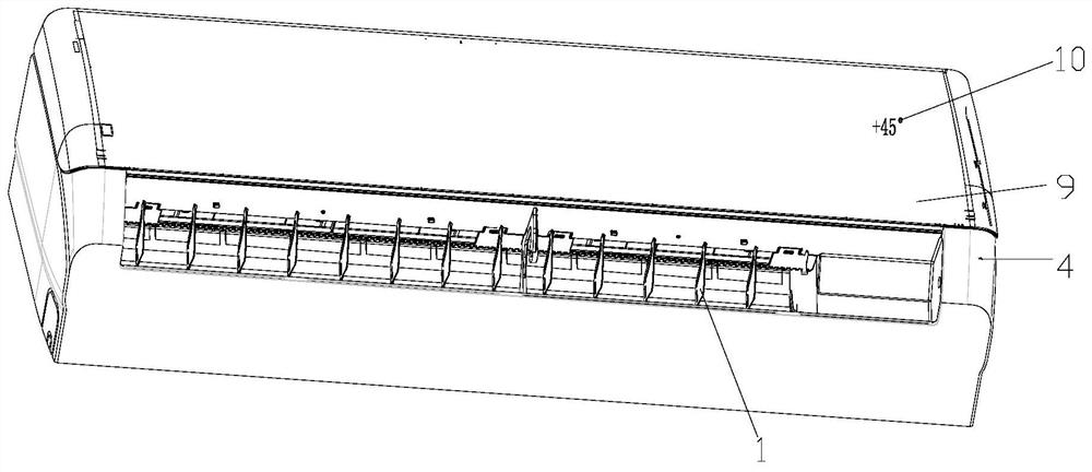 Air sweeping structure and control method thereof as well as air conditioner