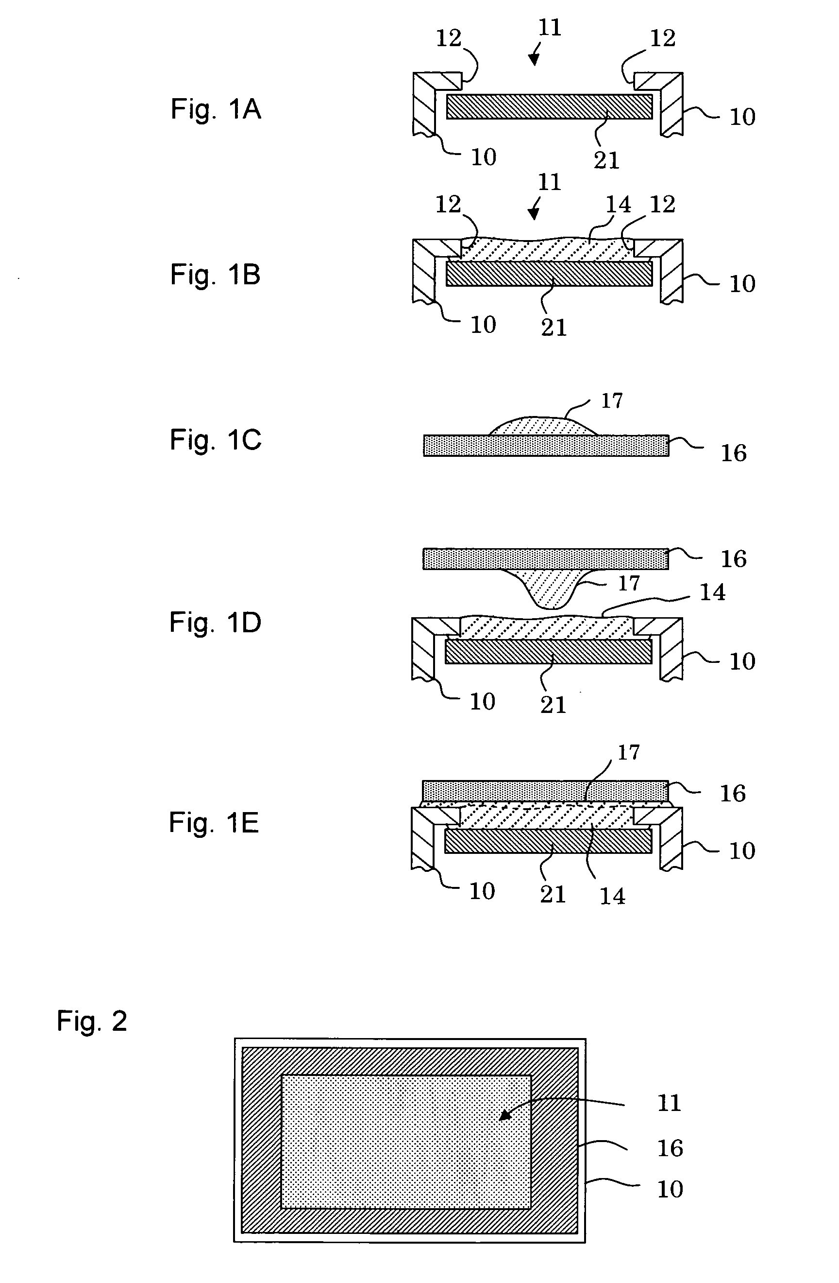 Manufacturing method for a display device