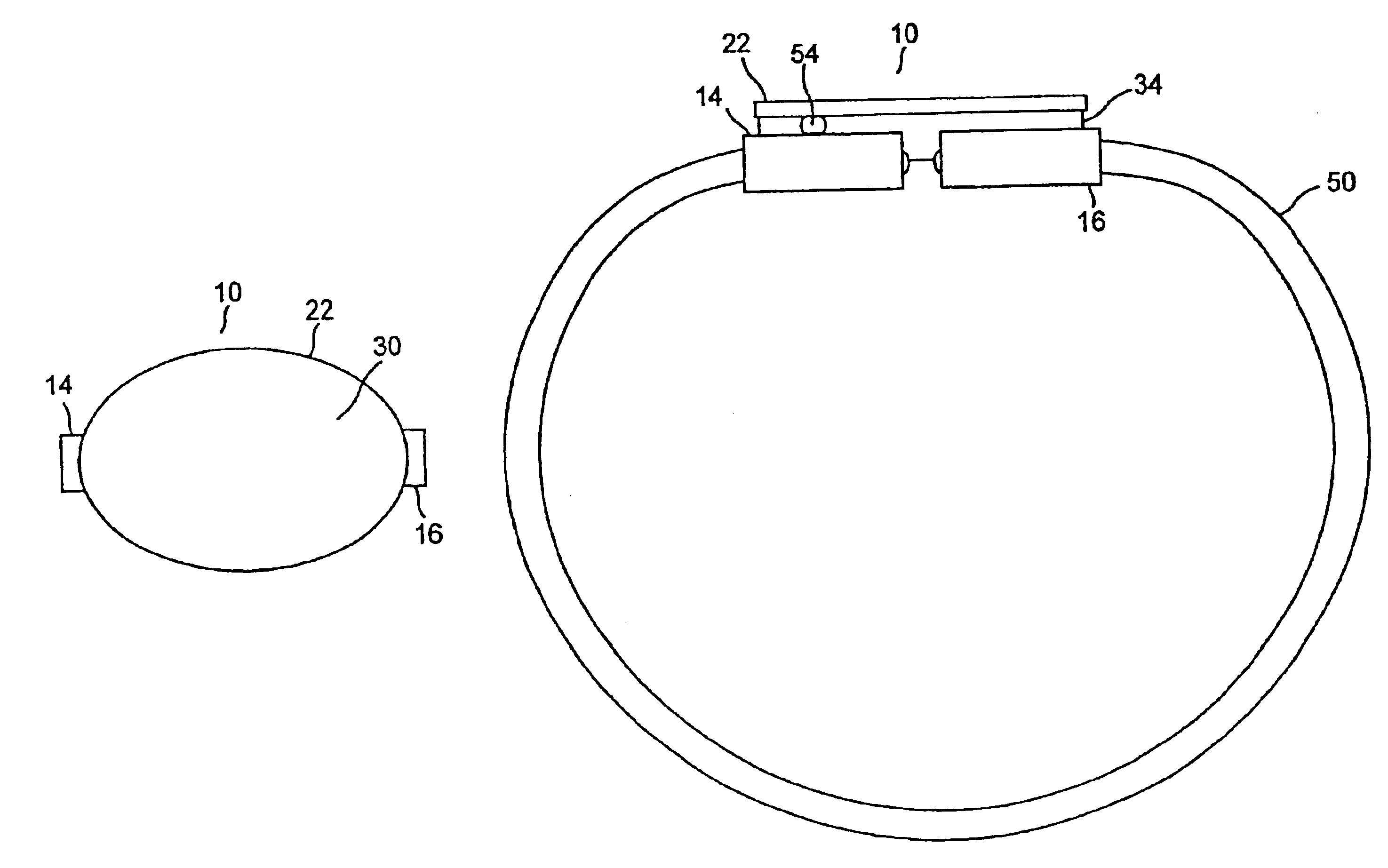 Connector for glow sticks having display area