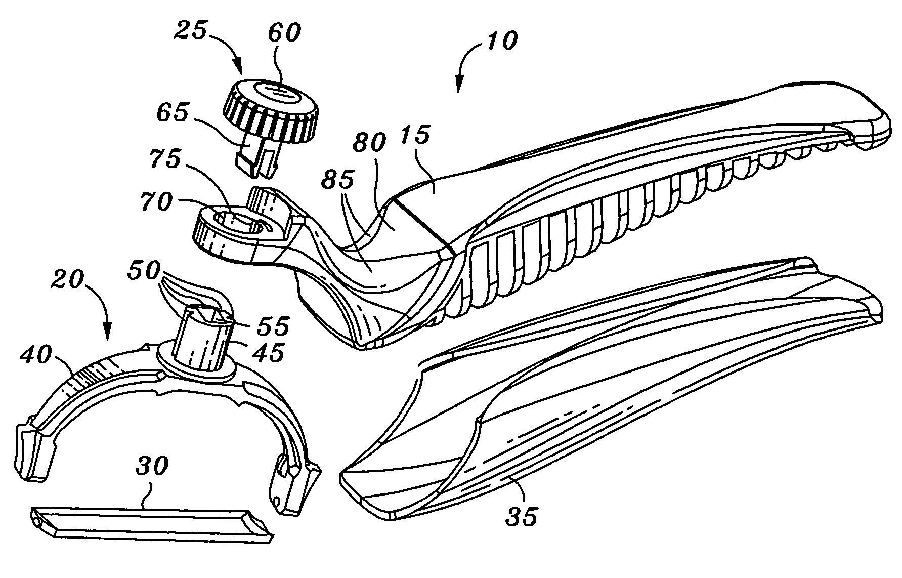 Multi-position peeler apparatus