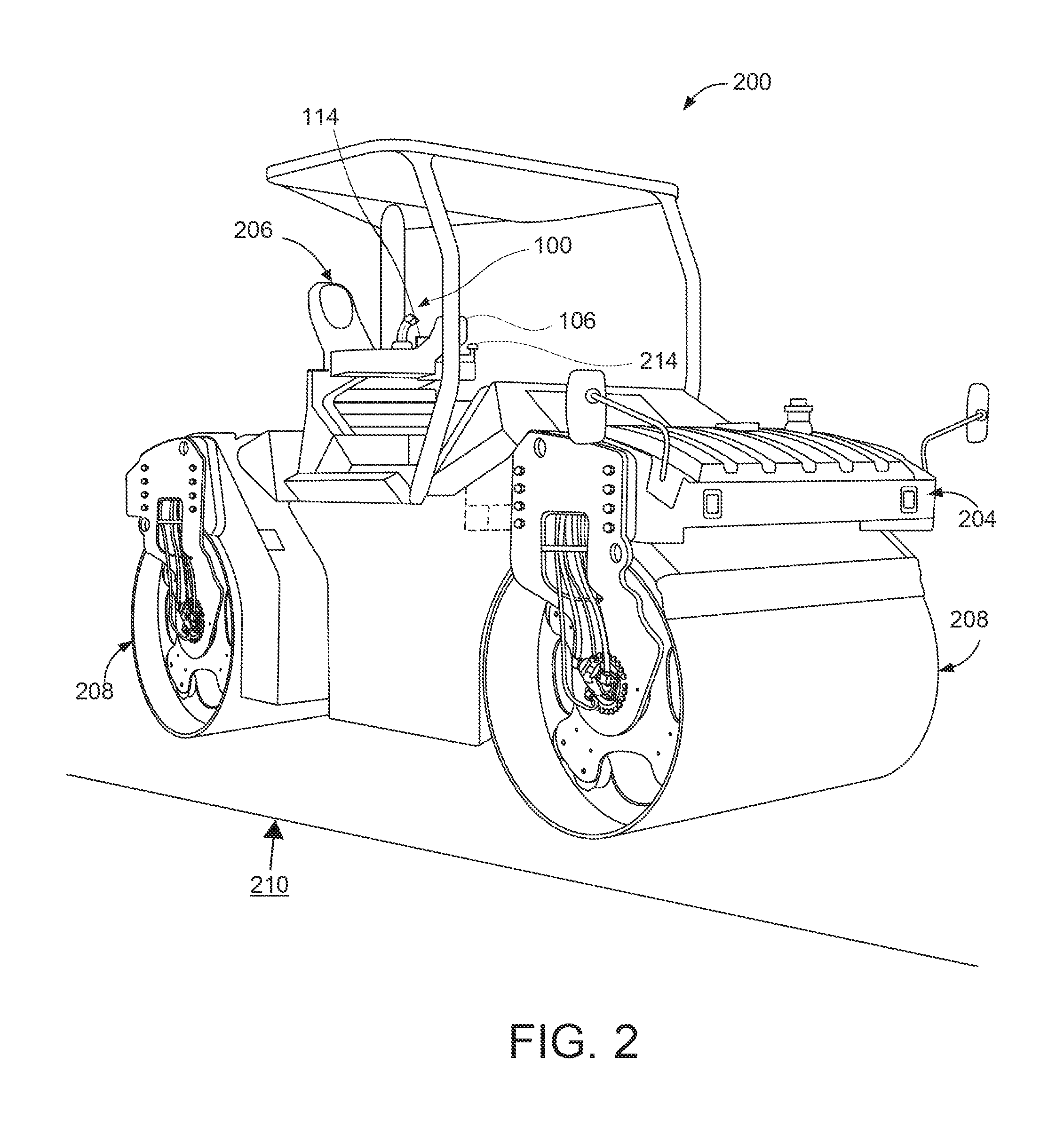 Compactor turning speed limiter