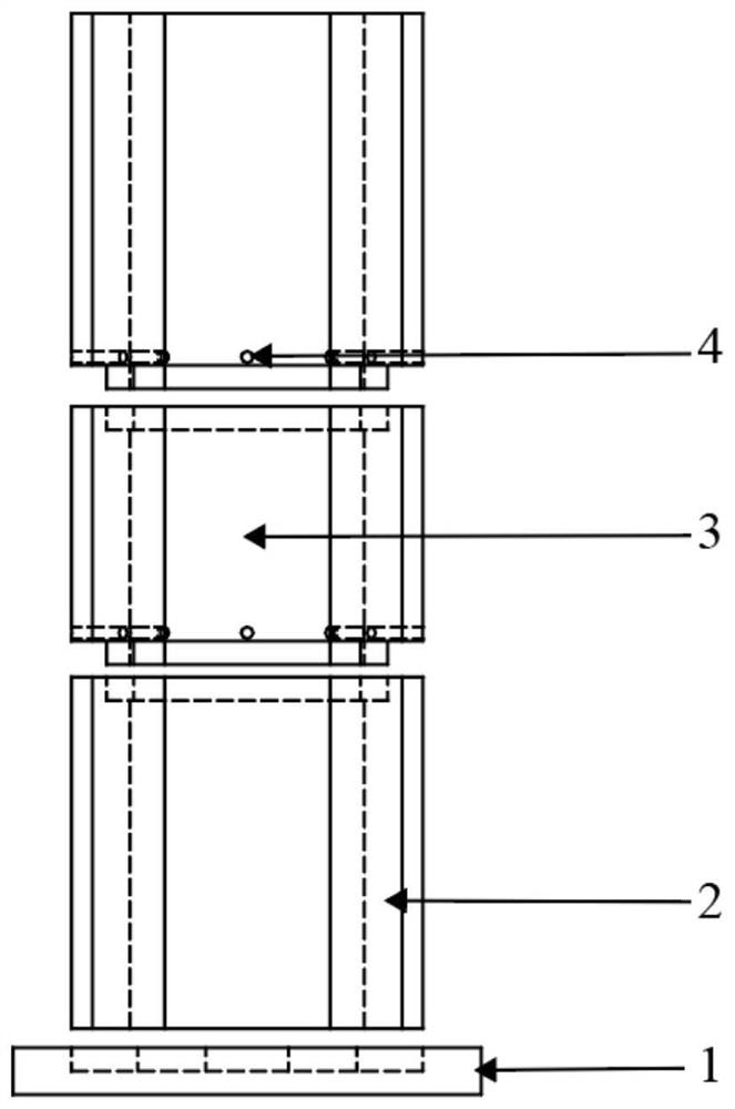 Model body manufacturing device and method for reserving grotto in geomechanical model test