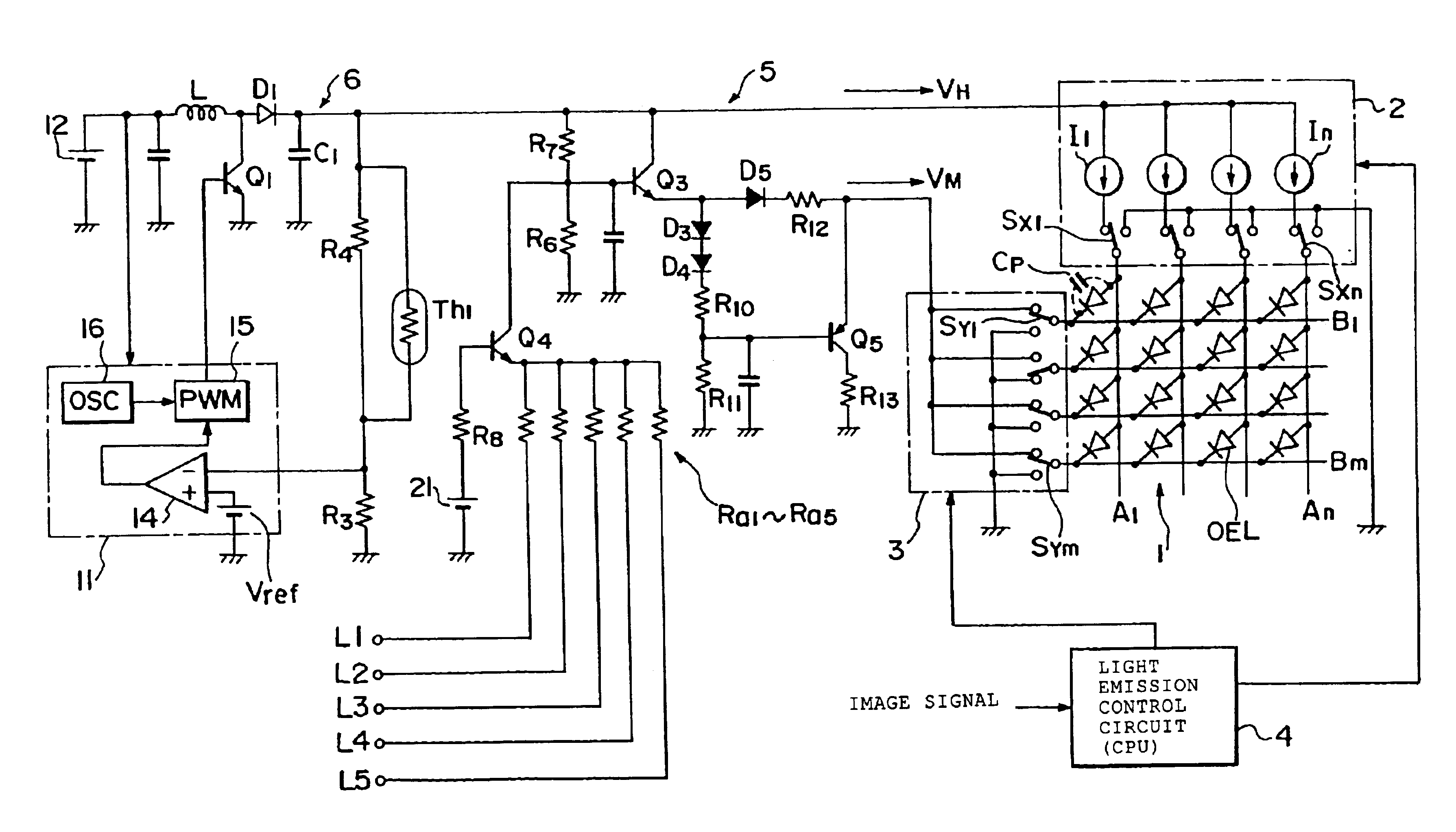 Drive method of light-emitting display panel and organic EL display device