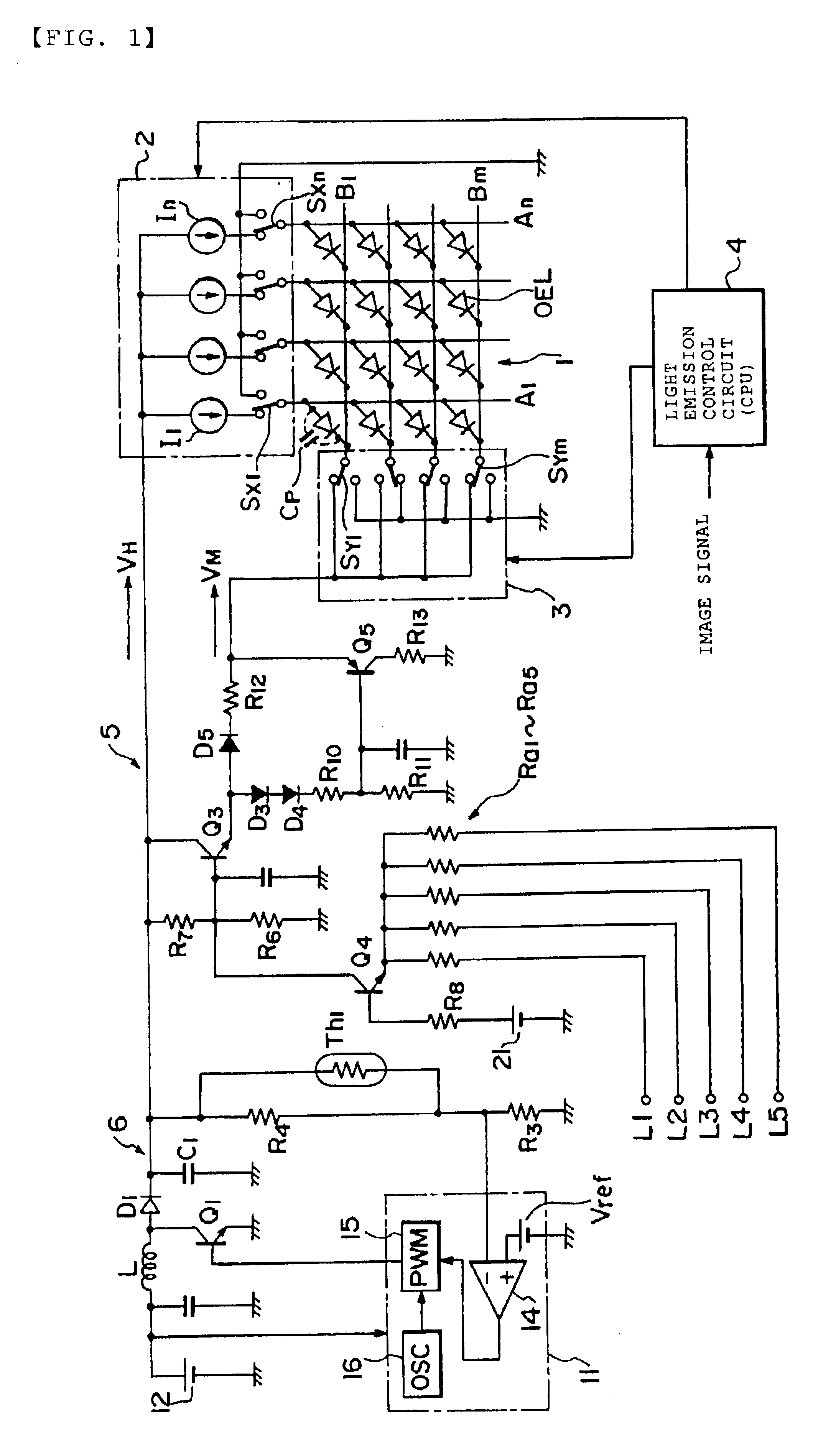 Drive method of light-emitting display panel and organic EL display device